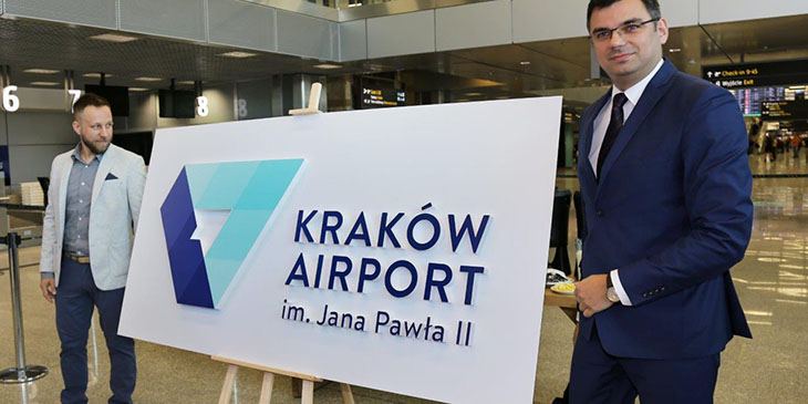 Kraków Airport przedstawia nowe logo