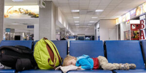 Zakaz spania na lotnisku Stansted