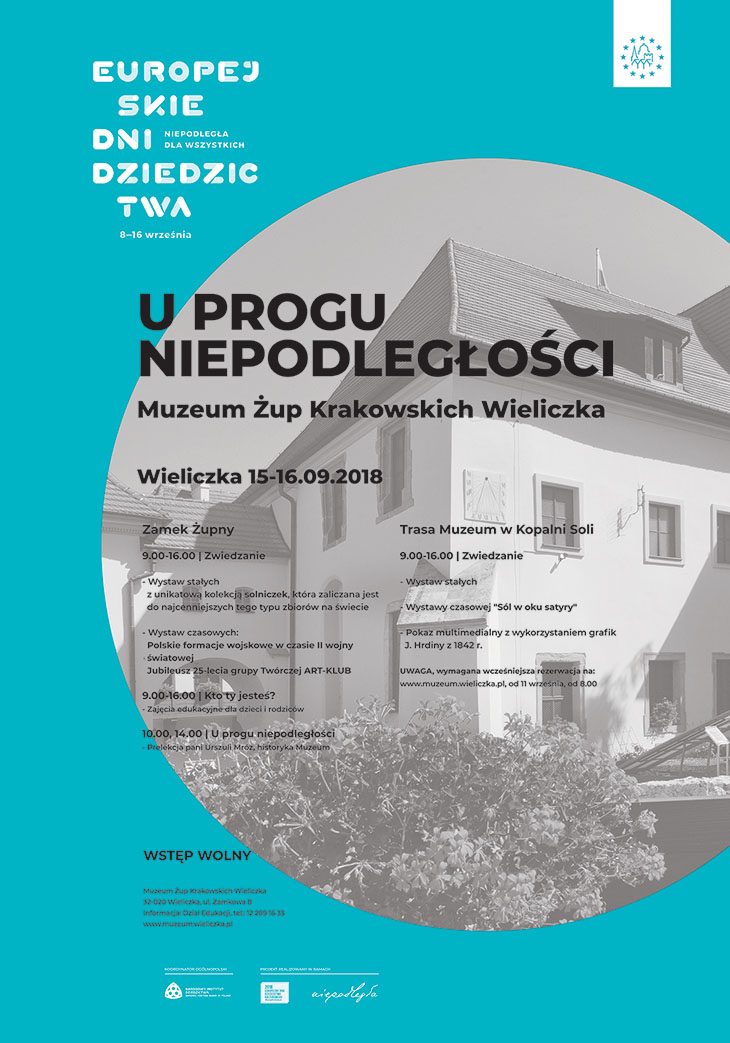 Europejskie Dni Dziedzictwa 2018 w Wieliczce
