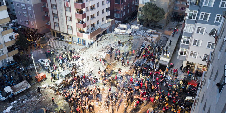 Katastrofa budynku w Stambule