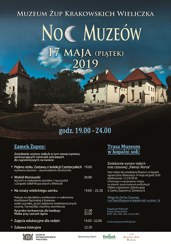 Noc Muzeów 2019 w Wieliczce