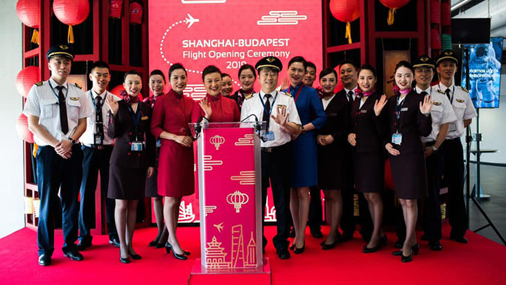 Shanghai Airlines uruchomiły bezpośrednie loty do Budapesztu