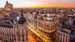 Gran Via, Madryt - Hiszpania