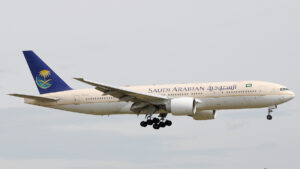 Samolot linii lotniczej SAUDIA
