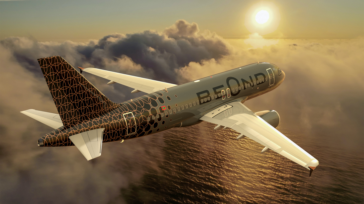 Samolot linii lotniczej Beond