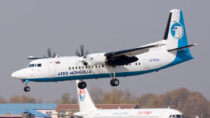 Samolot linii Aero Mongolia