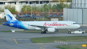 Samolot linii lotniczej Maldivian