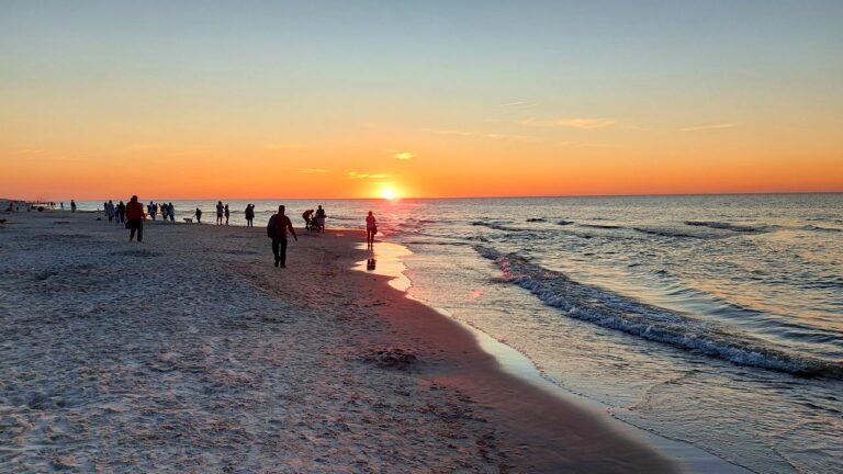 Morze Bałtyckie - zachód słońca